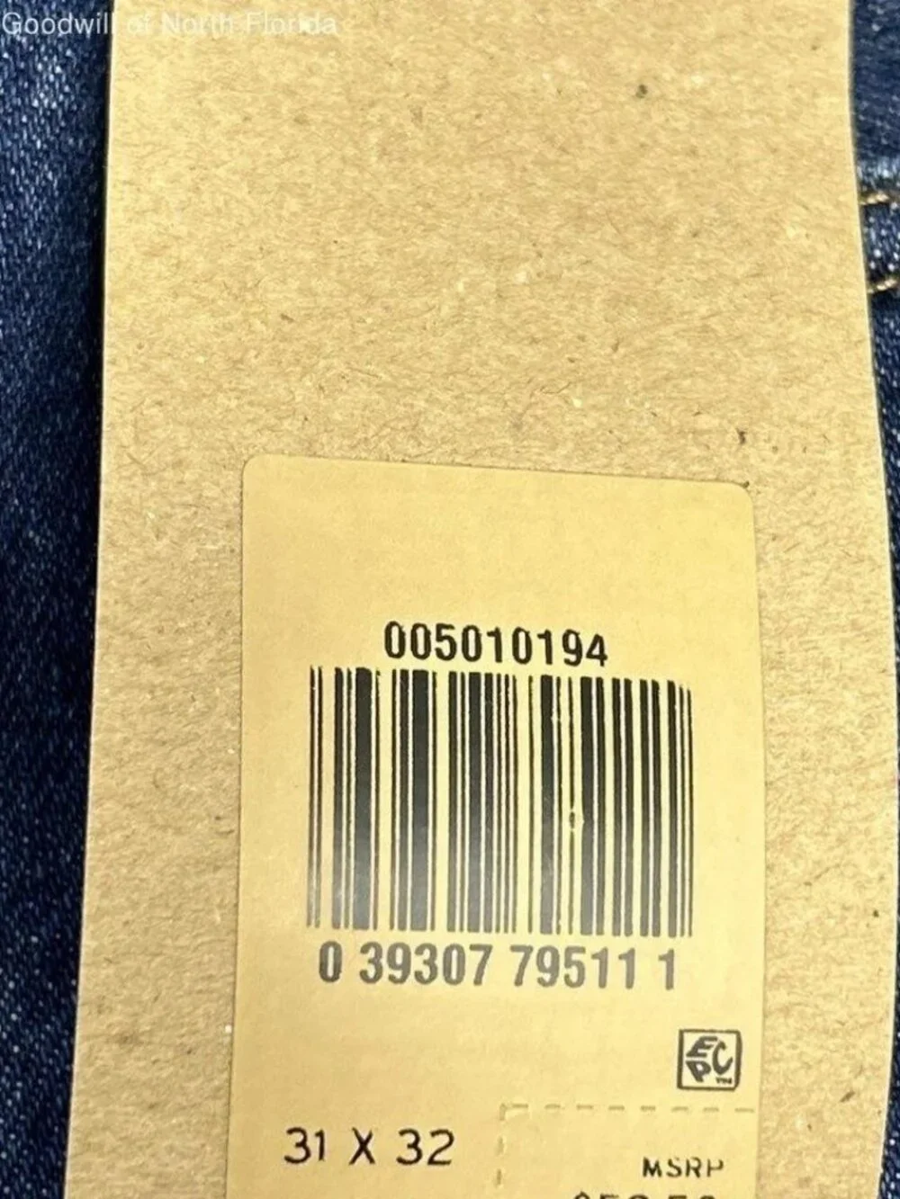 Levi's 501 Original Fit Straight Leg Mens Denim Jeans‎ 31x32 NWTs